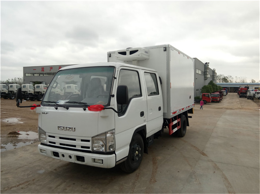 五十鈴雙排冷藏車(chē)國(guó)六