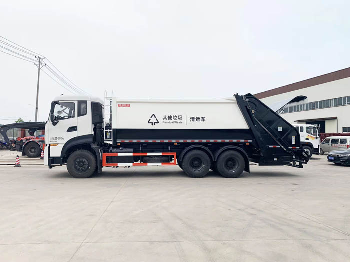 國六18立方東風(fēng)天龍后雙橋壓縮垃圾車